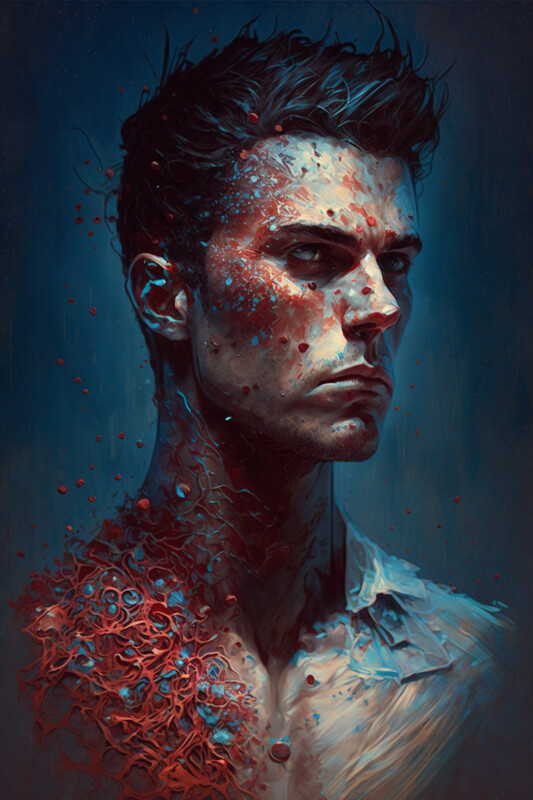Integrated Art Male Portrait
