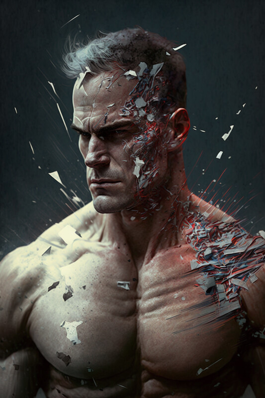 Integrated Art Male Portrait