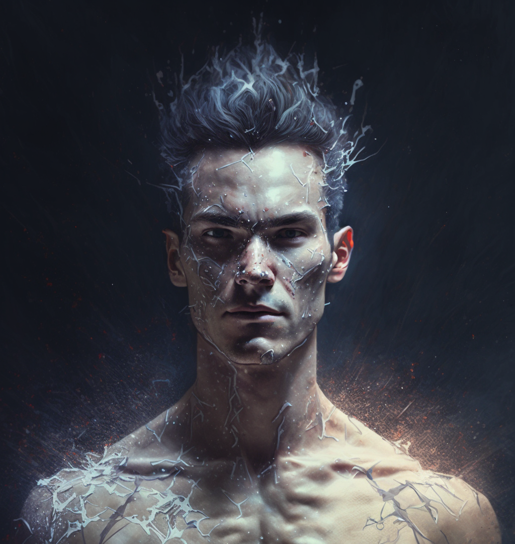 Integrated Art Male Portrait