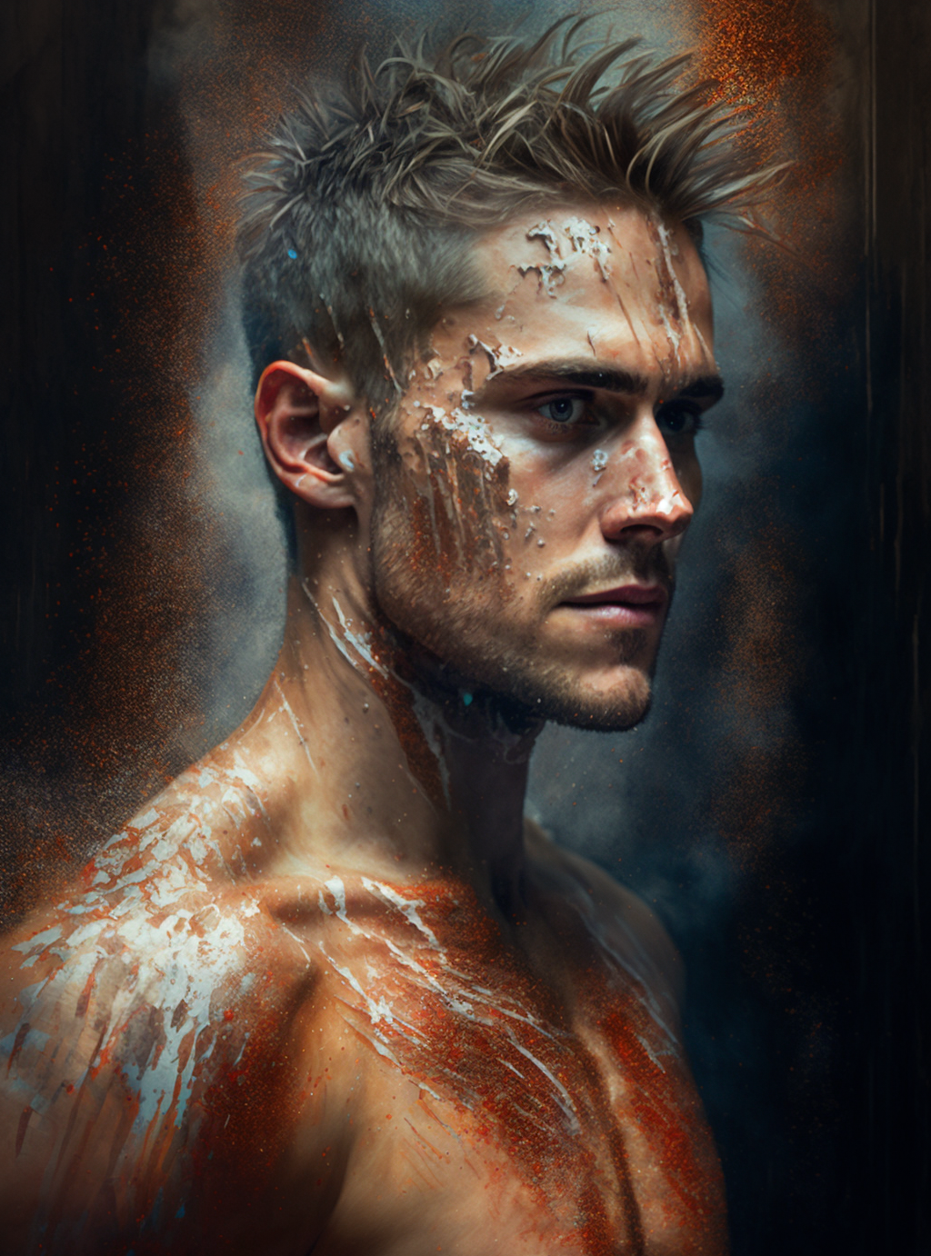 Integrated Art Male Portrait