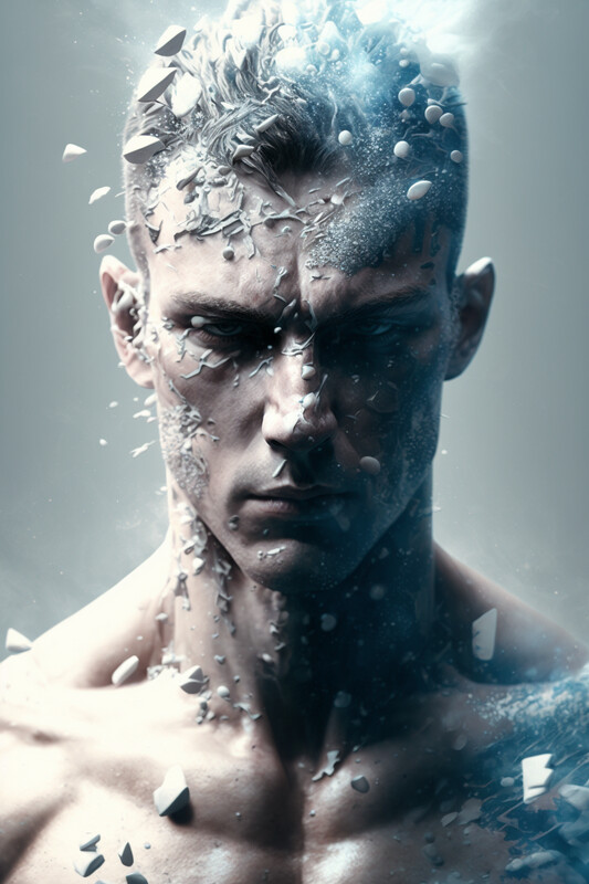 Integrated Art Male Portrait