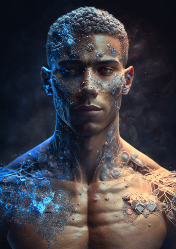 Integrated Art Male Portrait