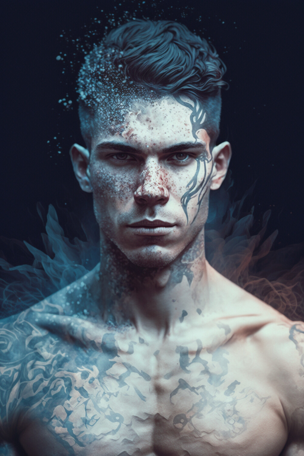 Integrated Art Male Portrait