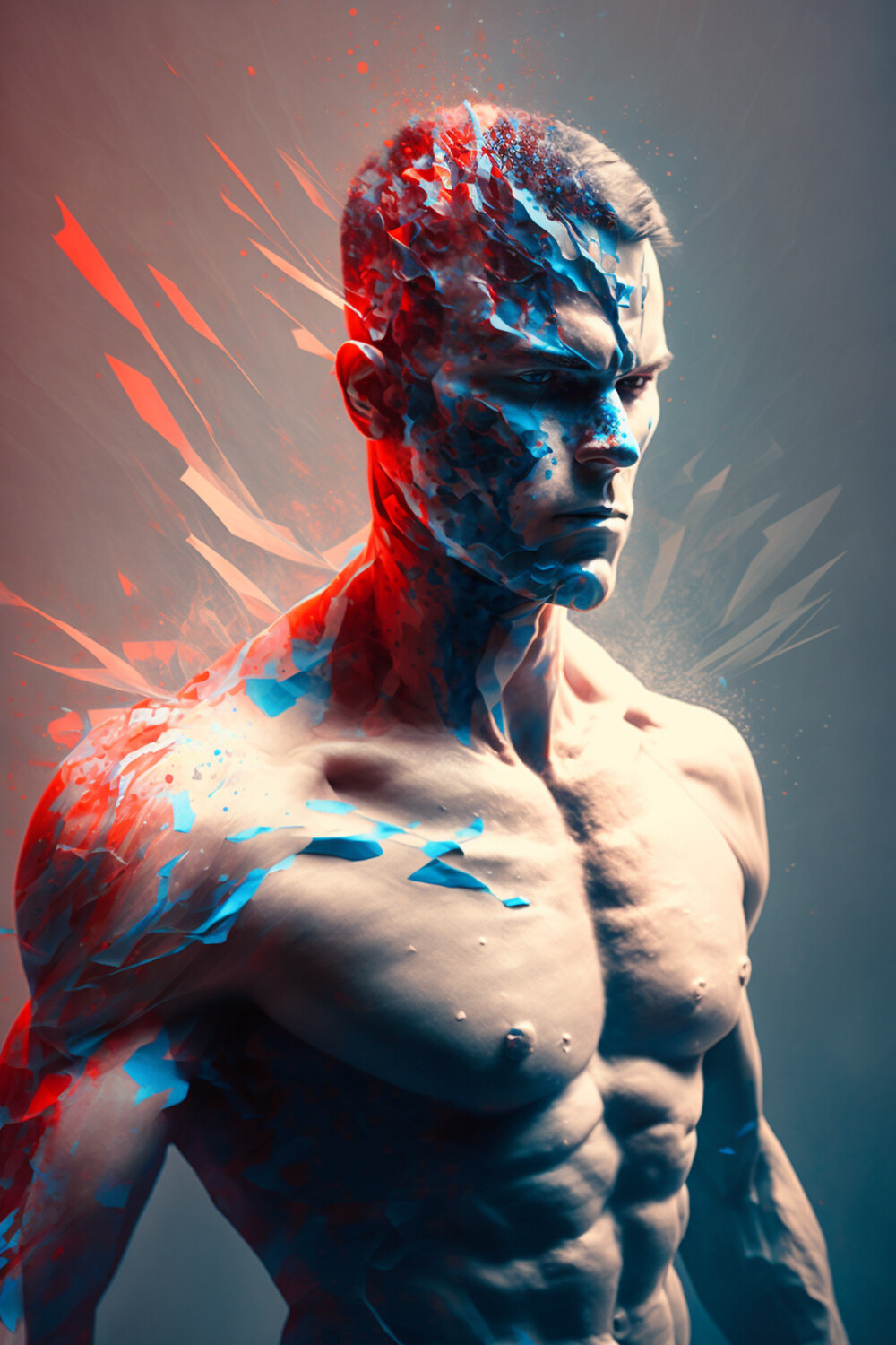 Integrated Art Male Portrait