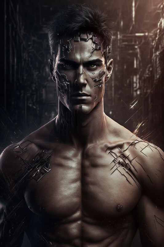 Integrated Art Male Portrait