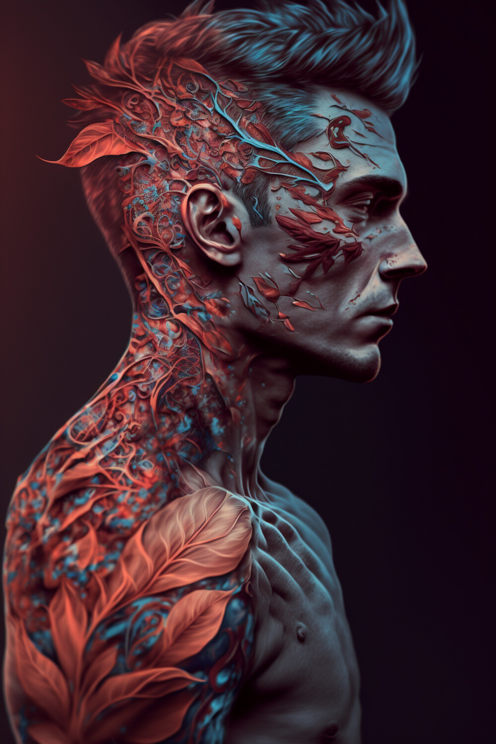 Integrated Art Male Portrait