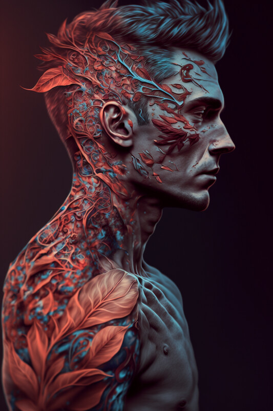 Integrated Art Male Portrait
