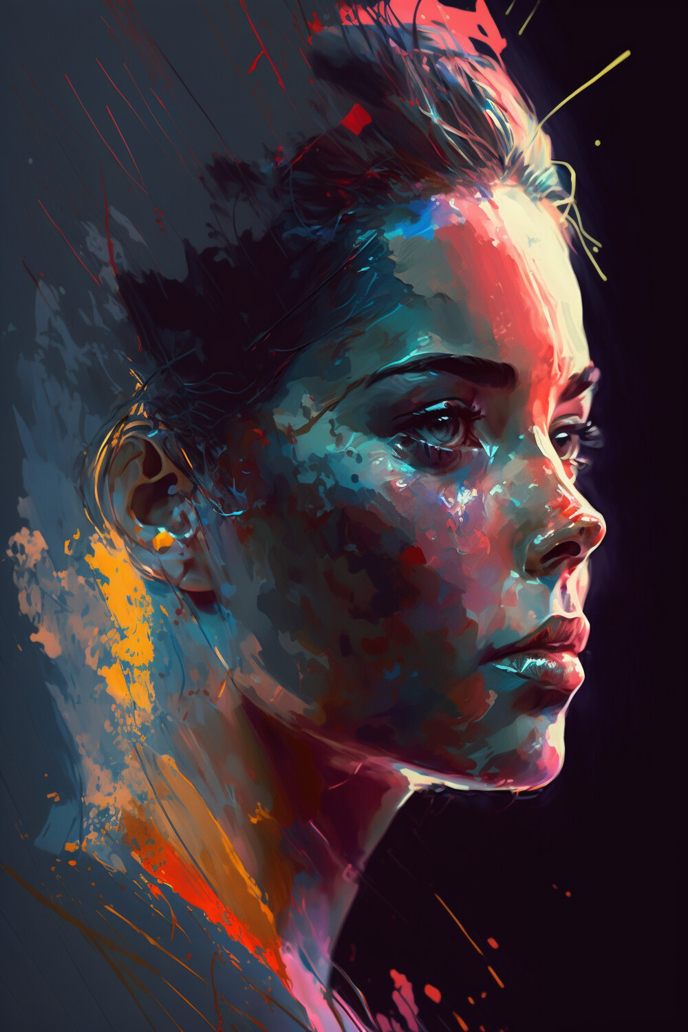 Abstract Realism Girl