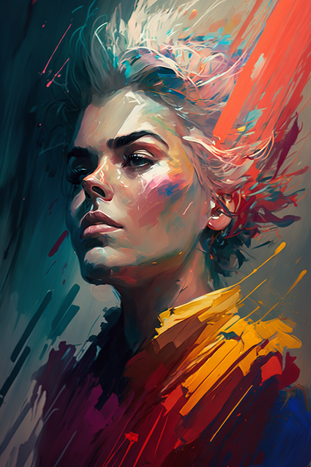 Abstract Realism Girl