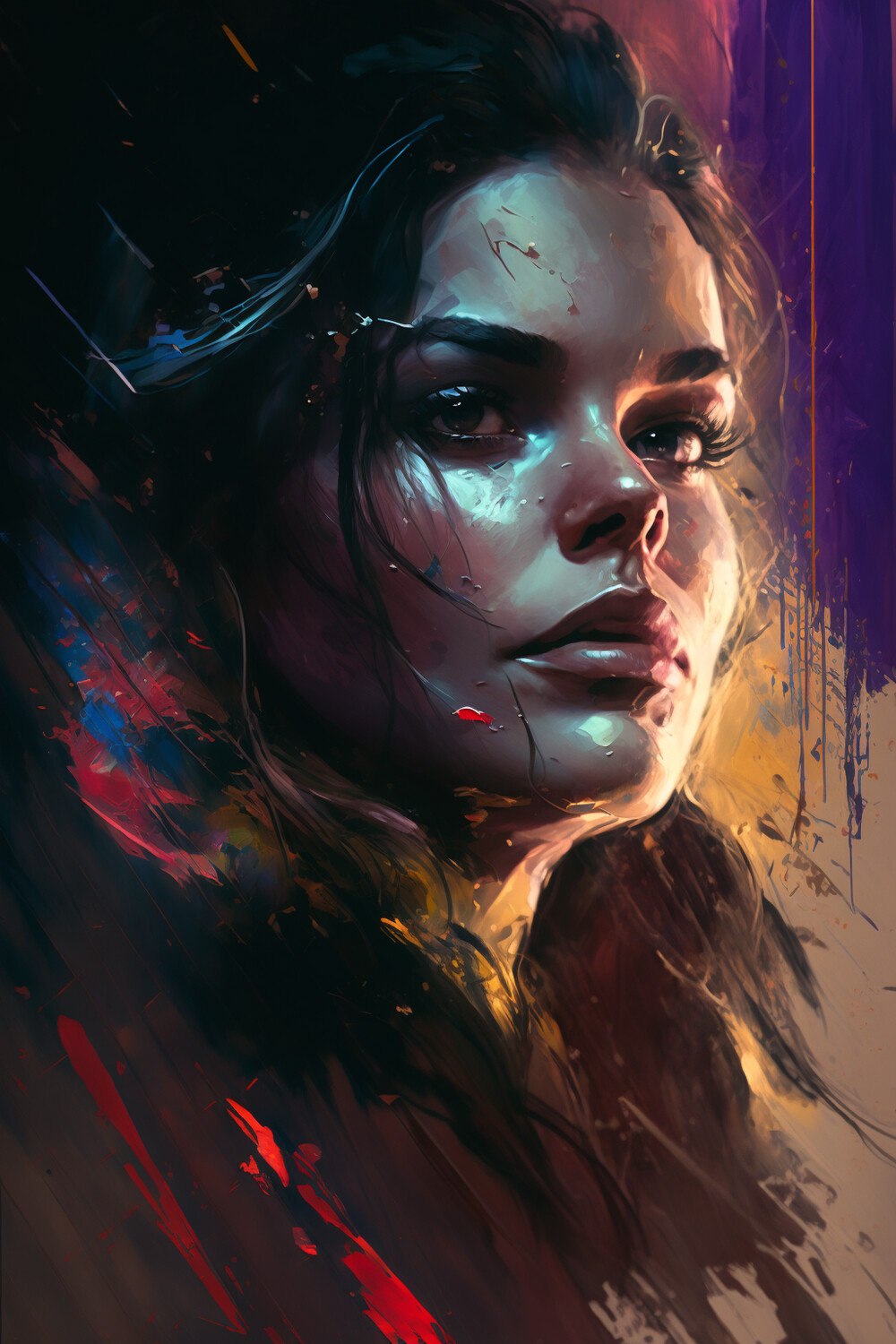 Abstract Realism Girl