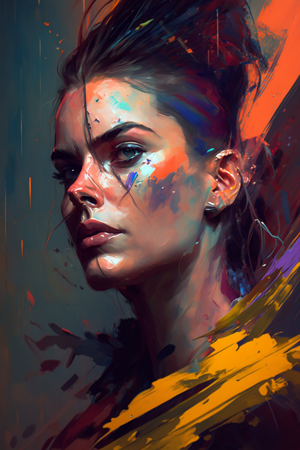 Abstract Realism Girl