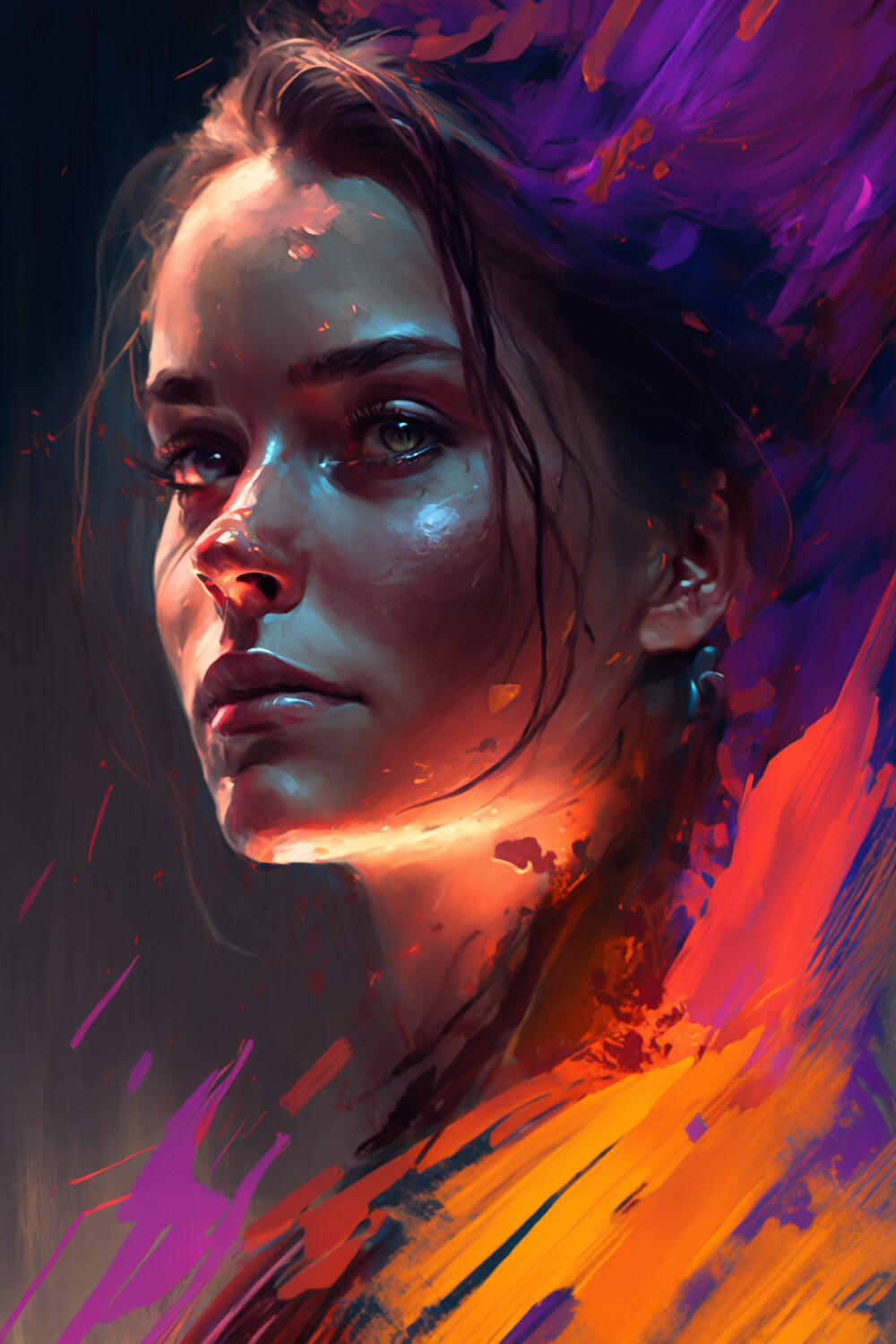 Abstract Realism GIrl