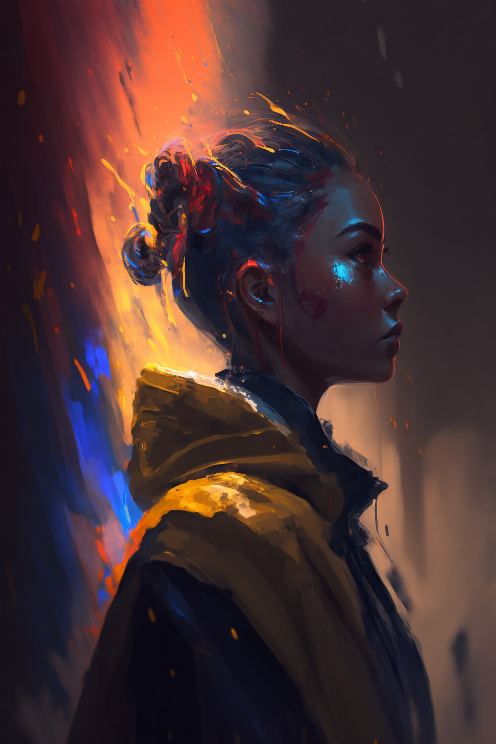 Abstract Realism Girl