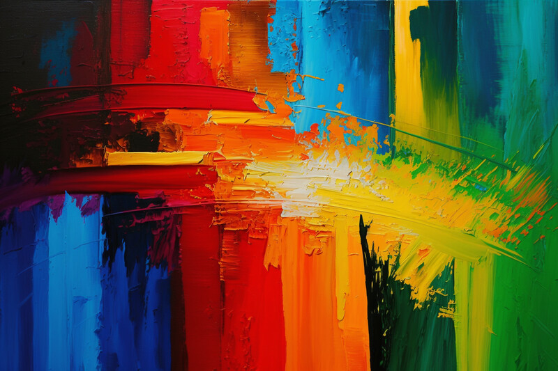 The Right Turn - Abstract Color Field