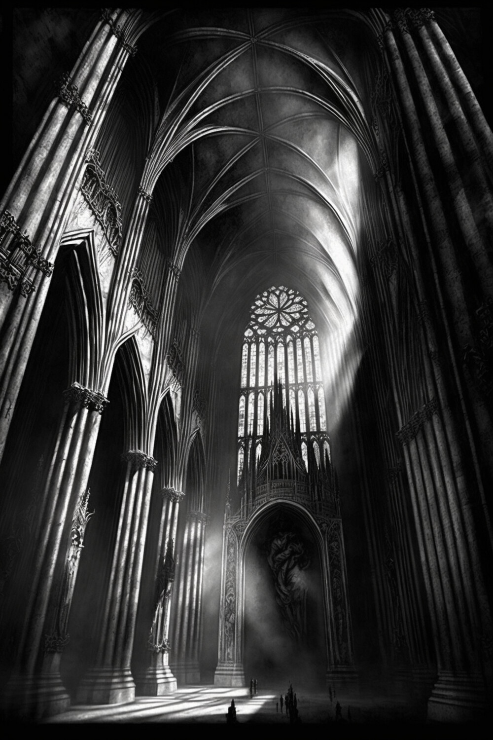 Sketch - Cathedral Interior