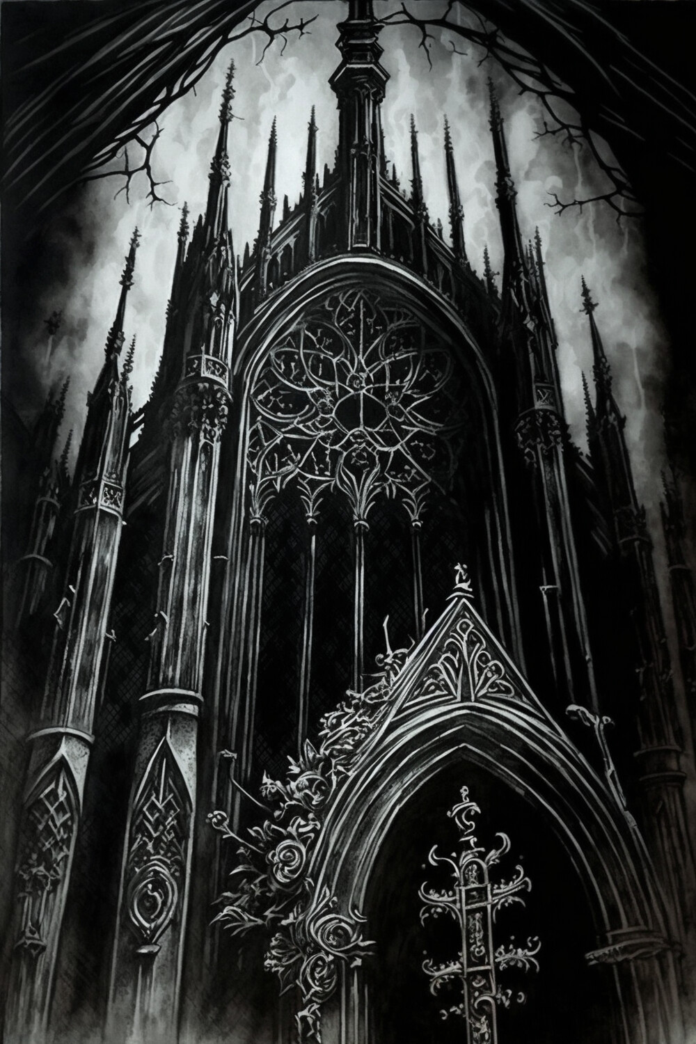 Sketch - Cathedral Exterior
