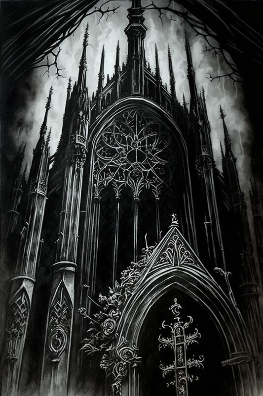 Sketch - Cathedral Exterior