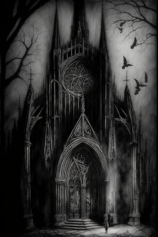 Sketch - Cathedral Exterior