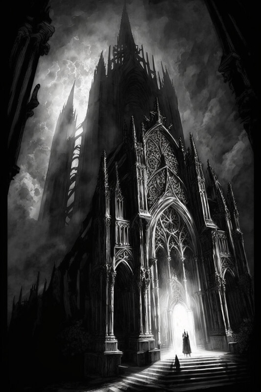 Sketch - Cathedral Exterior