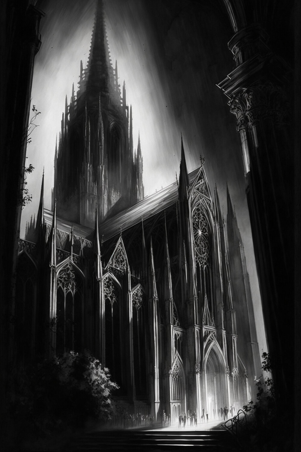 Sketch - Cathedral Exterior