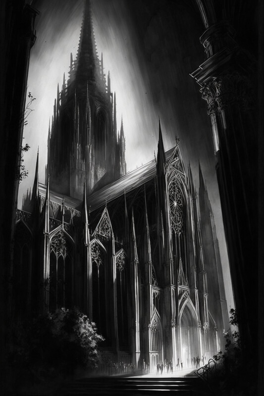 Sketch - Cathedral Exterior