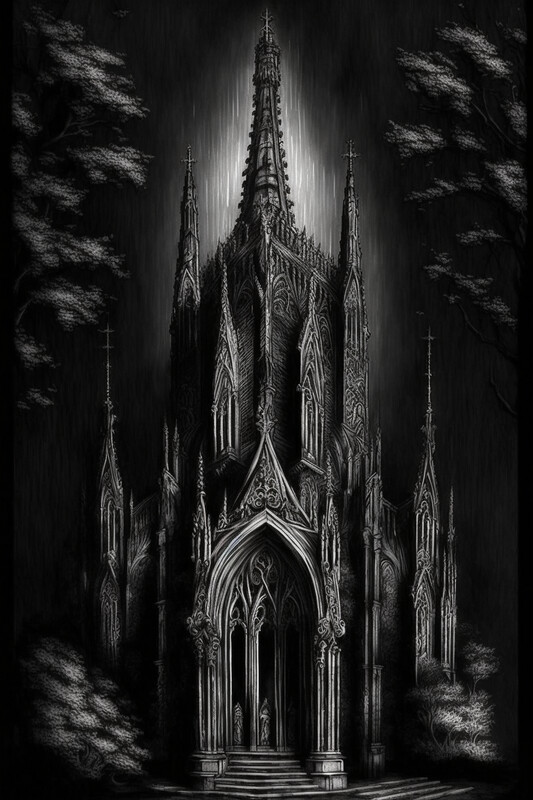 Sketch - Cathedral Exterior