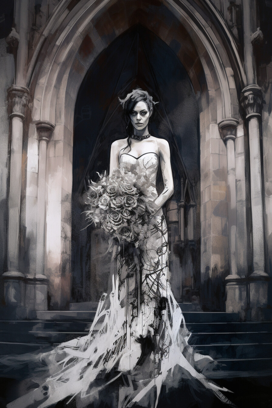 The Gothic Bride Canvas Collection