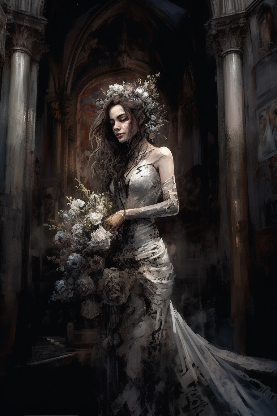 The Gothic Bride Canvas Collection