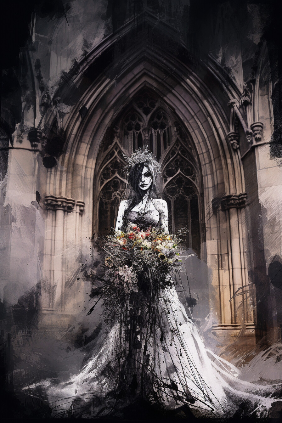 The Gothic Bride Canvas Collection