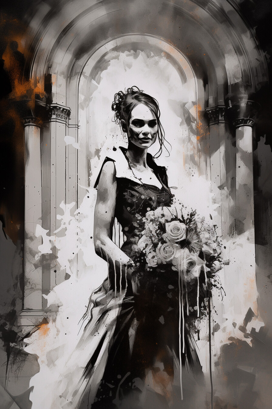 The Gothic Bride Canvas Collection