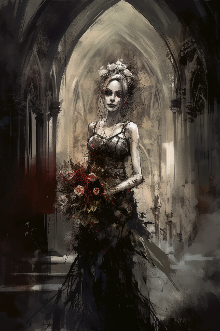 The Gothic Bride Canvas Collection