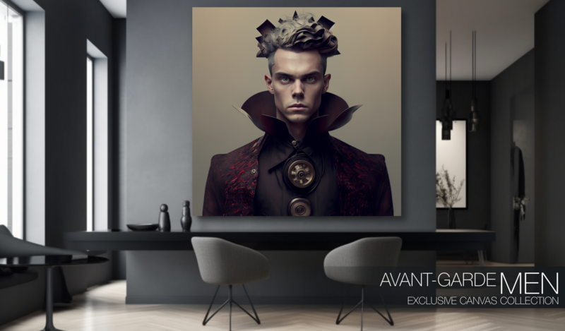 Avant-Garde Man Portrait