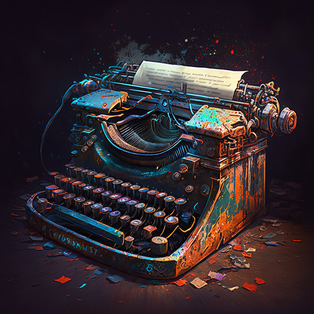 Eccentric Colour Typewriter