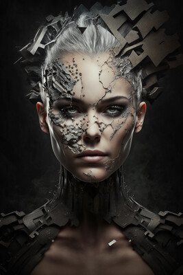 Precious Metals Caucasian Lady