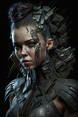 Precious Metals Caucasian Lady