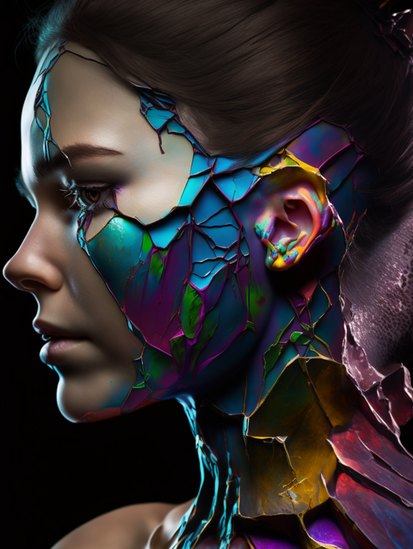 Dye Disguise Woman