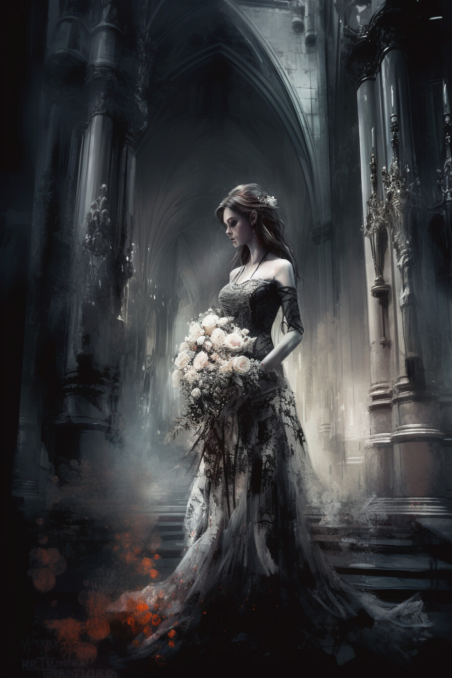 The Gothic Bride Canvas Collection