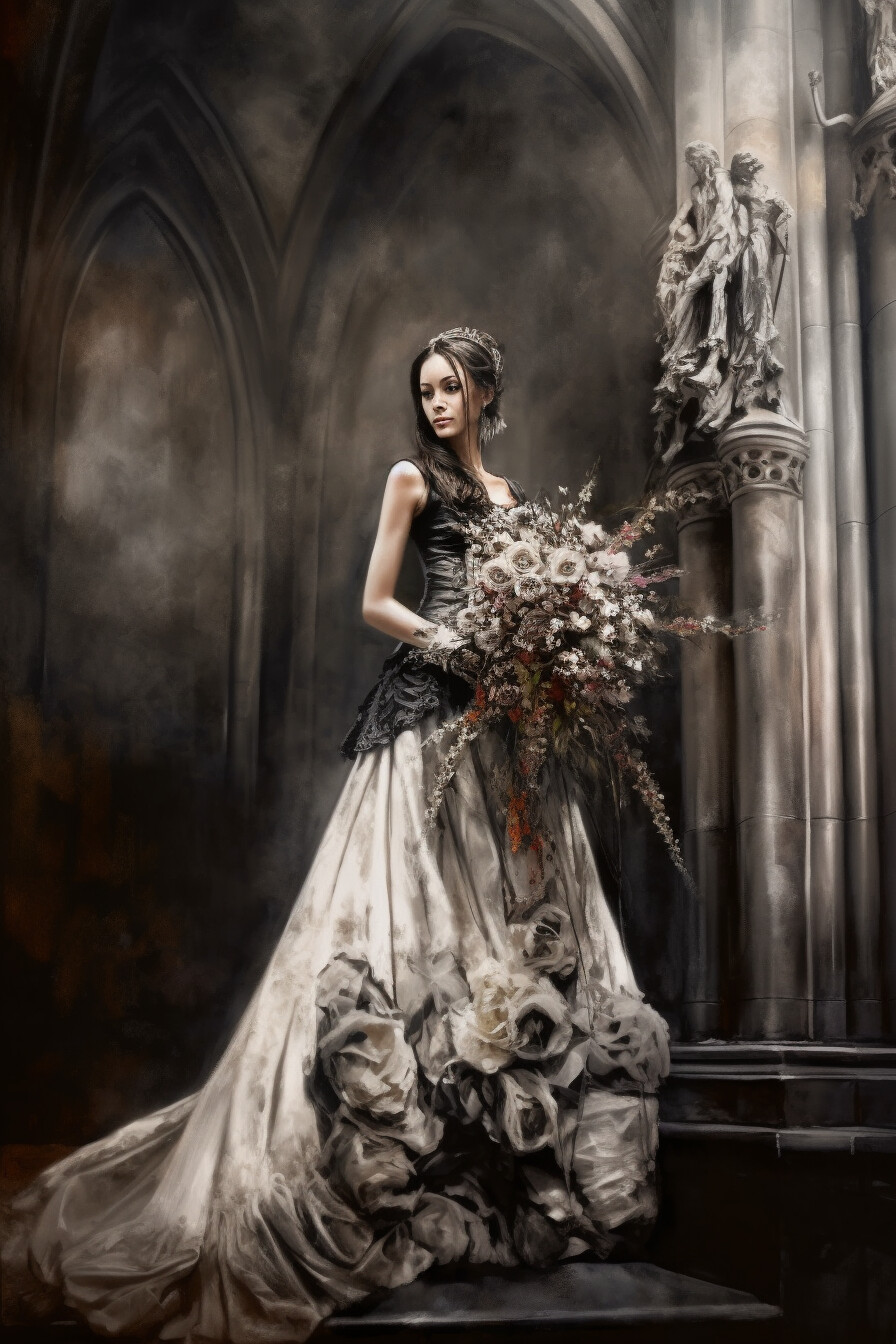 The Gothic Bride Canvas Collection