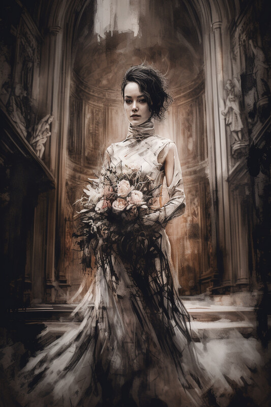 The Gothic Bride Canvas Collection