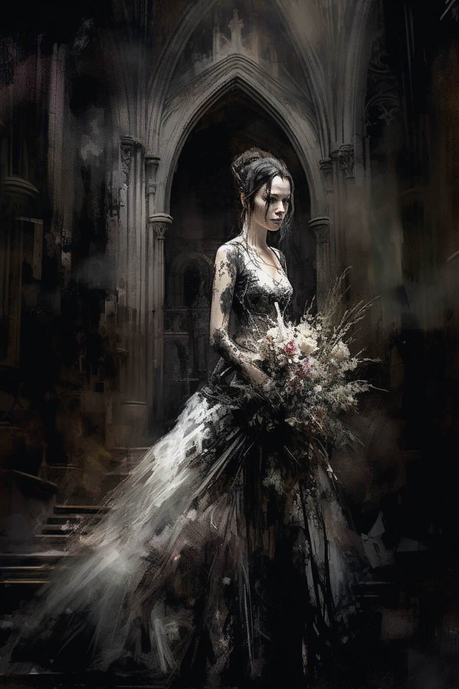 The Gothic Bride Canvas Collection