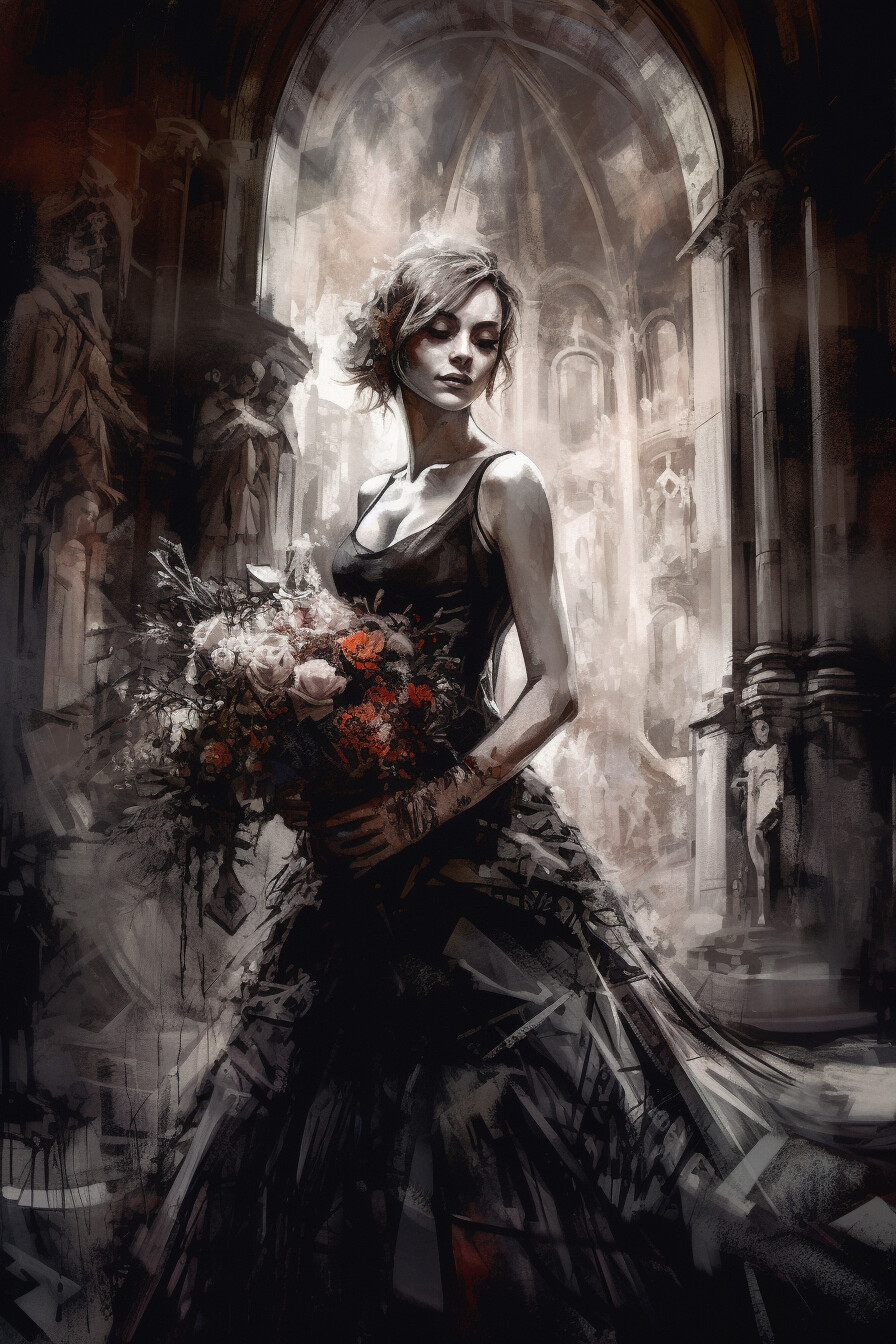 The Gothic Bride Canvas Collection