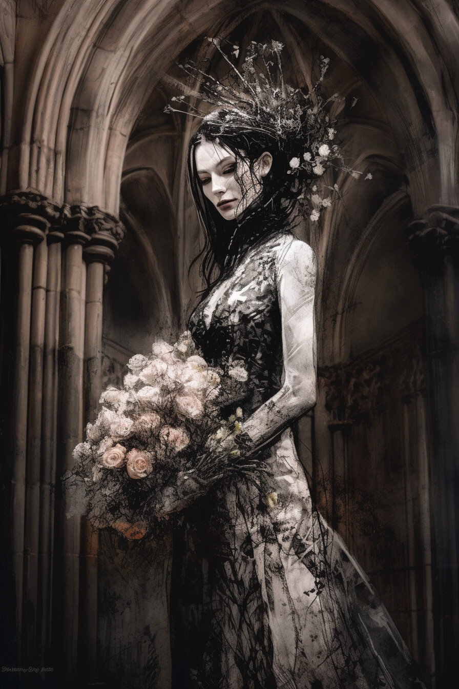 The Gothic Bride Canvas Collection