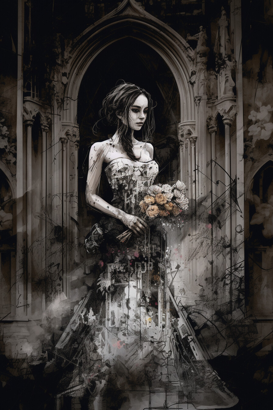 The Gothic Bride Canvas Collection