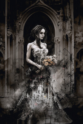 The Gothic Bride Canvas Collection