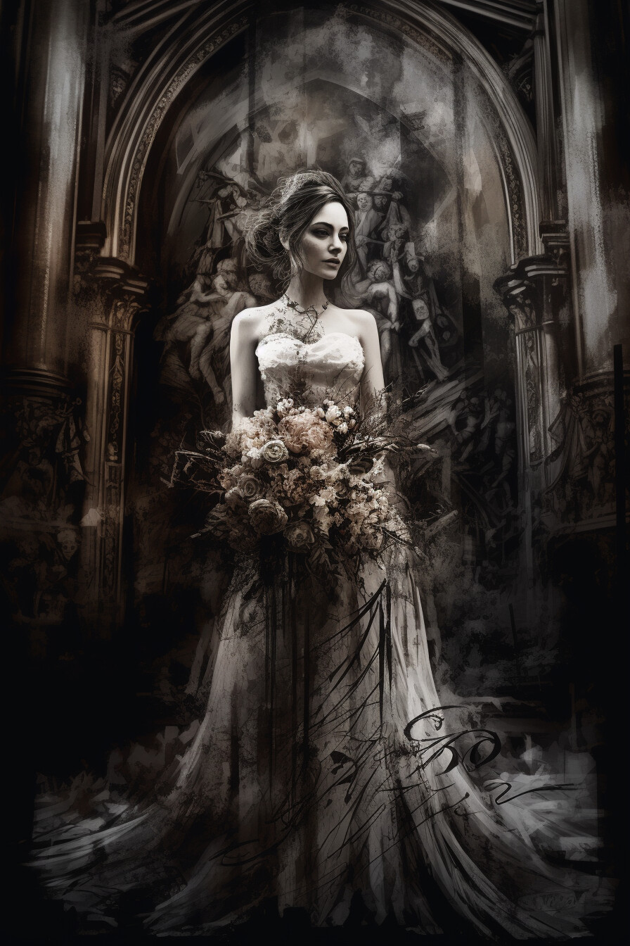 The Gothic Bride Canvas Collection