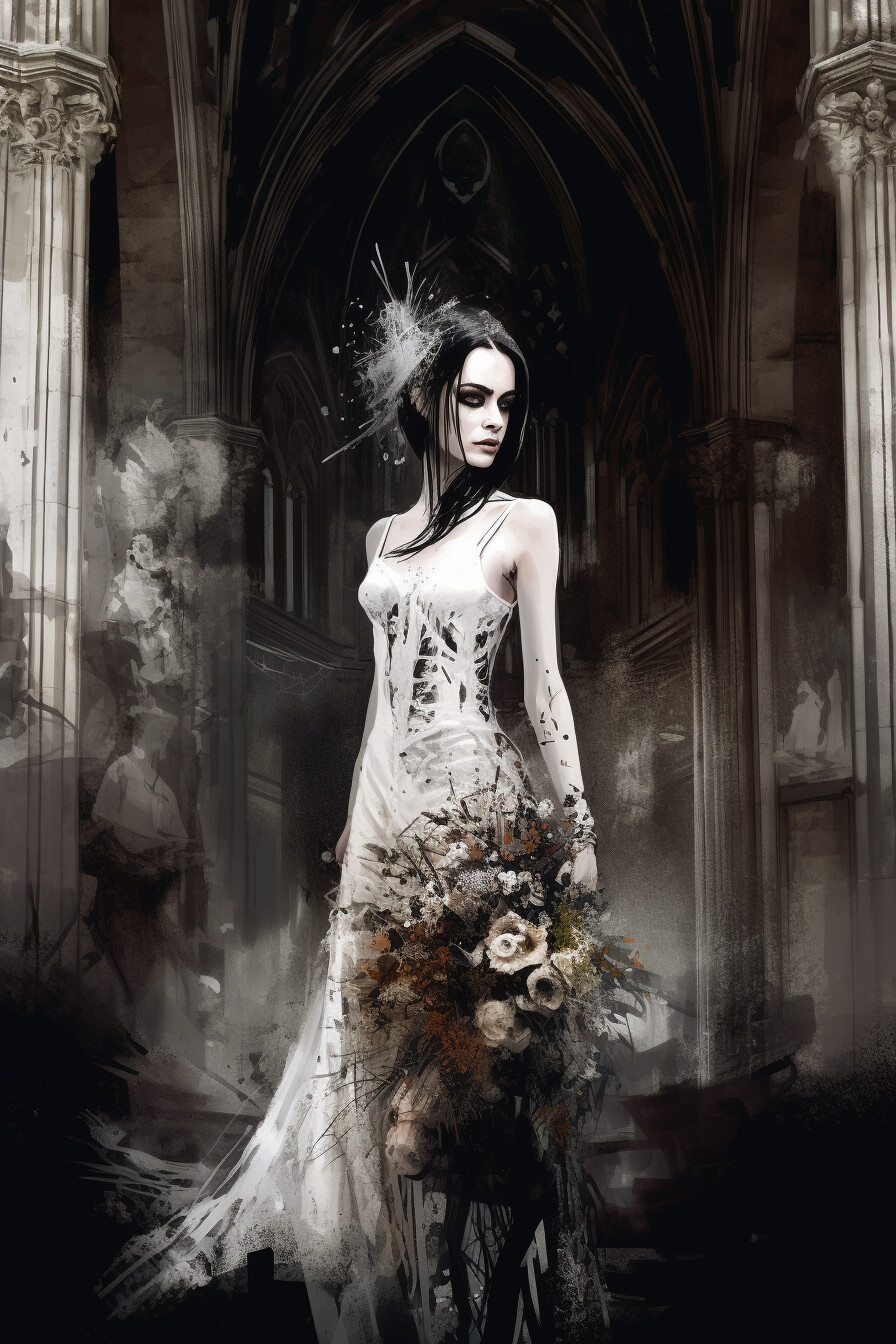 The Gothic Bride Canvas Collection