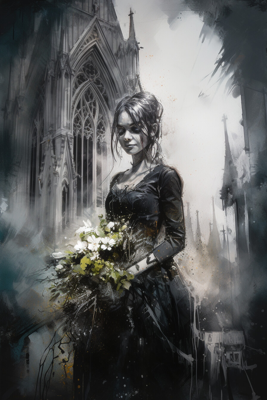 The Gothic Bride Canvas Collection