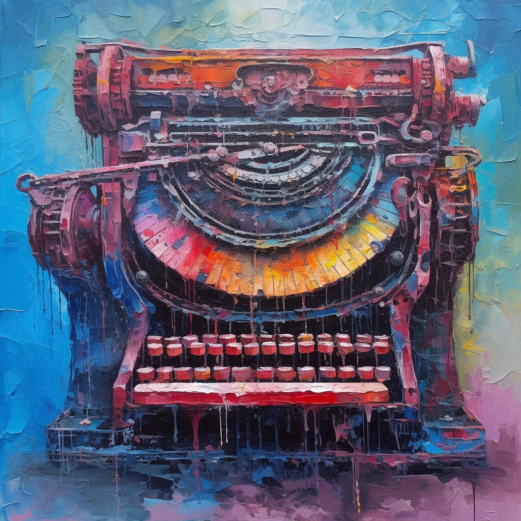 Eccentric Colour Typewriter