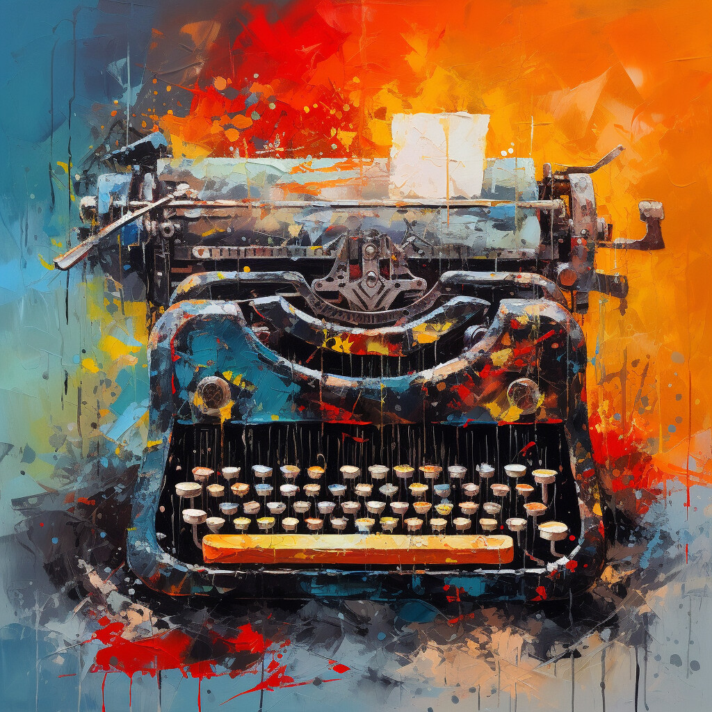 Eccentric Colour Typewriter