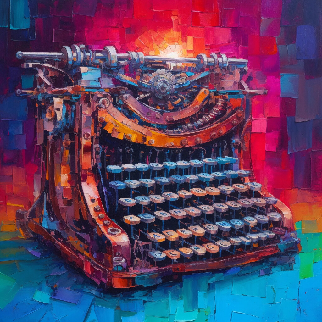 Eccentric Colour Typewriter
